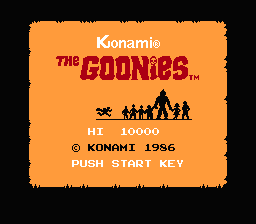 The Goonies gameplay screenshot