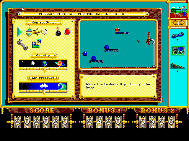 The Incredible Machine gameplay screenshot