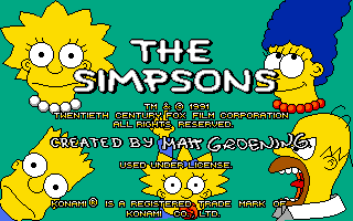 The Simpsons gameplay screenshot
