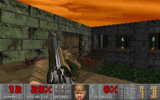The Ultimate Doom gameplay screenshot