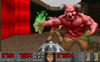 The Ultimate Doom gameplay screenshot