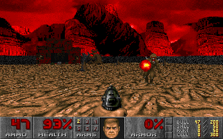 The Ultimate Doom gameplay screenshot