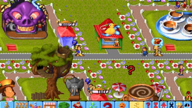 Theme Park gameplay screenshot