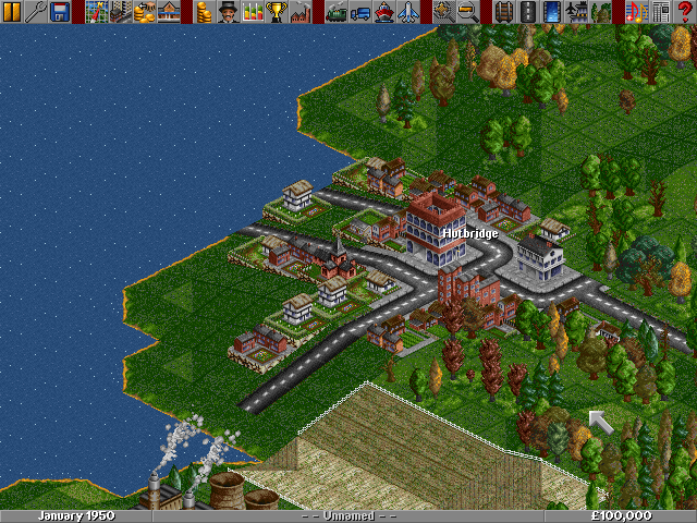 Transport Tycoon Deluxe gameplay screenshot