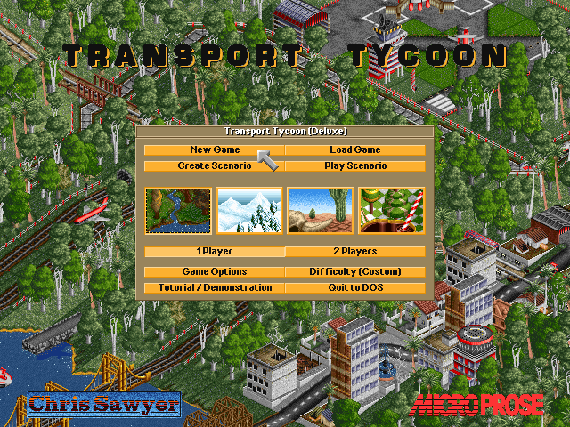 Transport Tycoon Deluxe gameplay screenshot