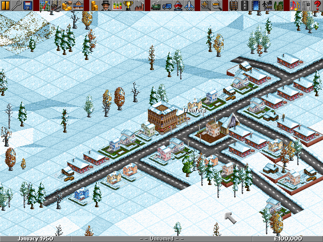 Transport Tycoon Deluxe gameplay screenshot