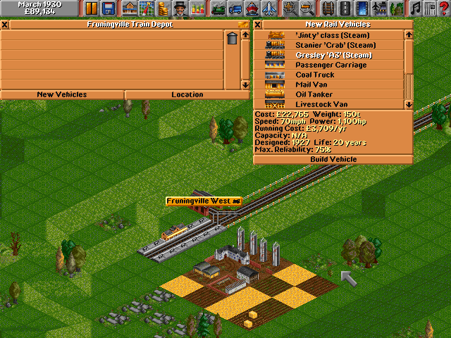 Transport Tycoon gameplay screenshot