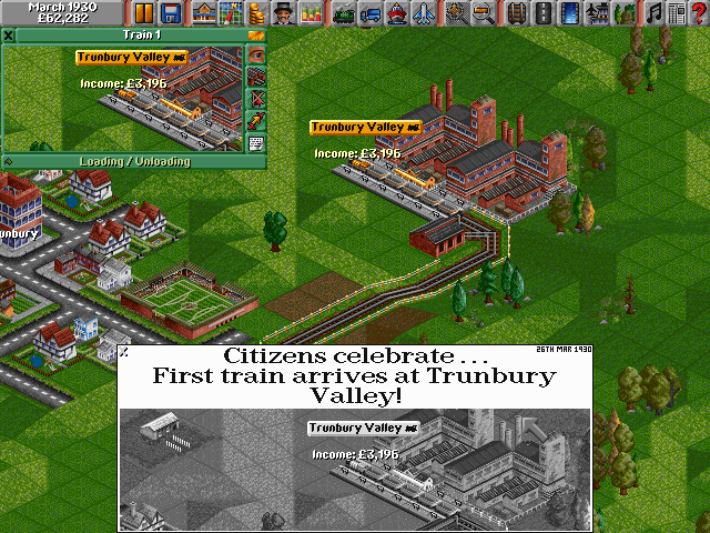 Transport Tycoon gameplay screenshot