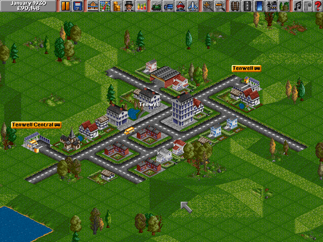 Transport Tycoon gameplay screenshot