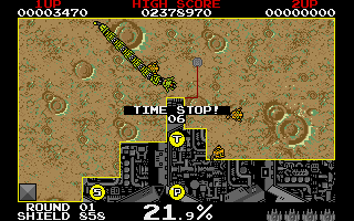 Volfied gameplay screenshot