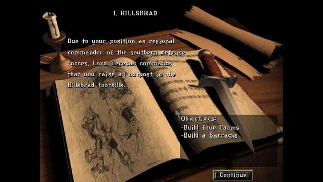 WarCraft II: Tides of Darkness gameplay screenshot