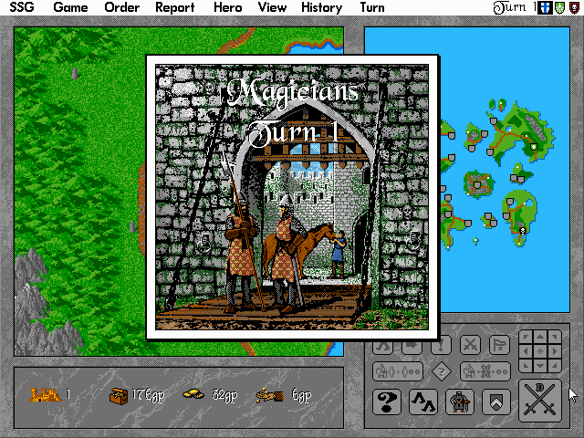 Warlords II gameplay screenshot