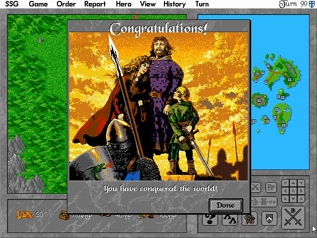 Warlords II gameplay screenshot