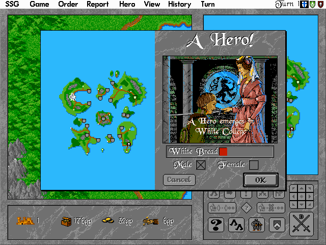 Warlords II gameplay screenshot