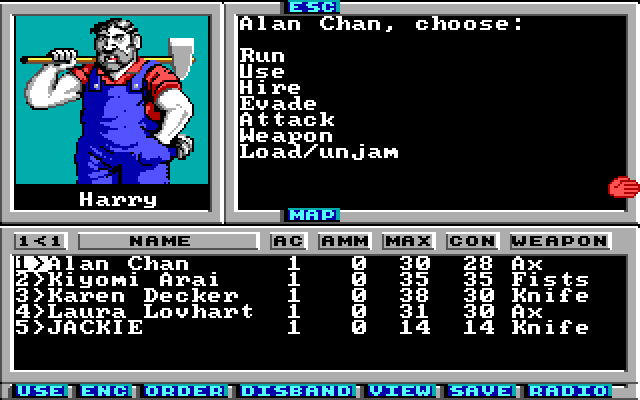 Wasteland gameplay screenshot