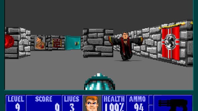 Wolfenstein 3D gameplay screenshot