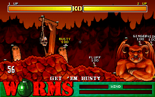 Worms gameplay screenshot