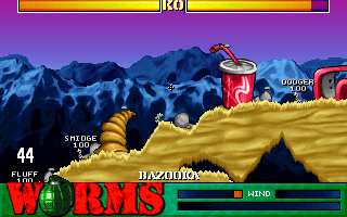 Worms gameplay screenshot