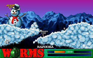 Worms gameplay screenshot