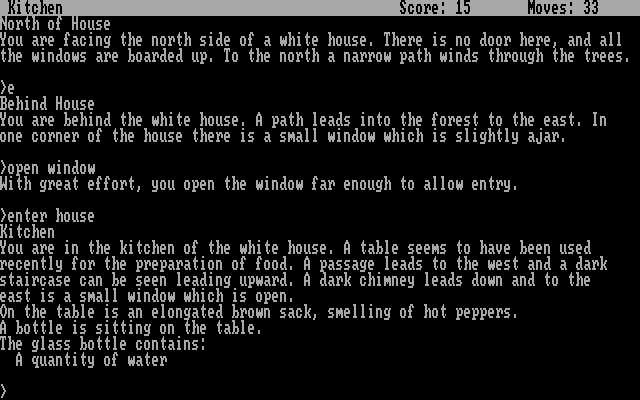 Zork: The Great Underground Empire gameplay screenshot