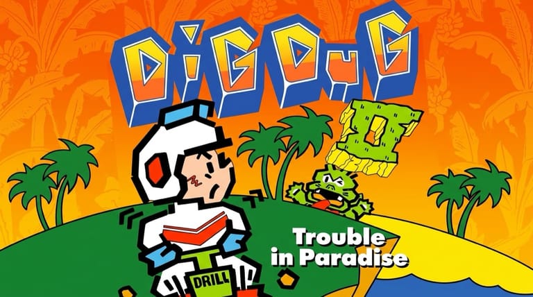 Dig Dug II gameplay thumbnail