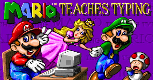 Mario Teaches Typing gameplay thumbnail