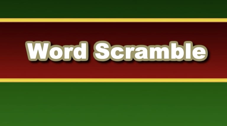 Word Scramble gameplay thumbnail